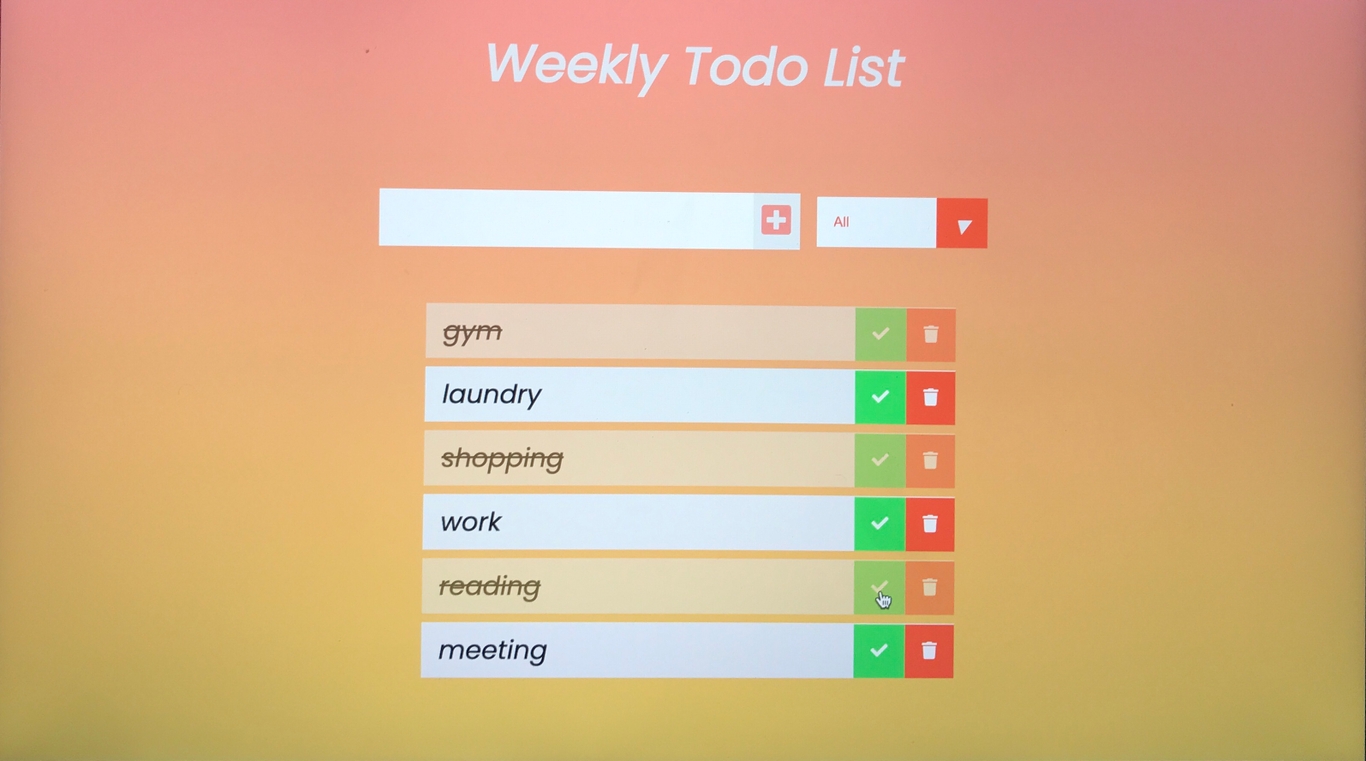 Vanilla Javascript TodoList